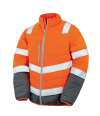 RS325M R325M Result Safe-Guard Soft Safety Jacket Fluorescent Orange / Grey colour image
